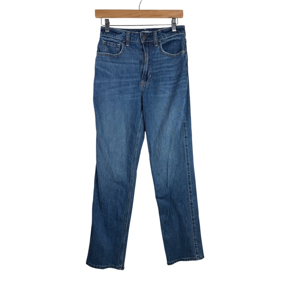 Hollister Ultra High Rise 90's Straight Jeans size 2/26 Blue